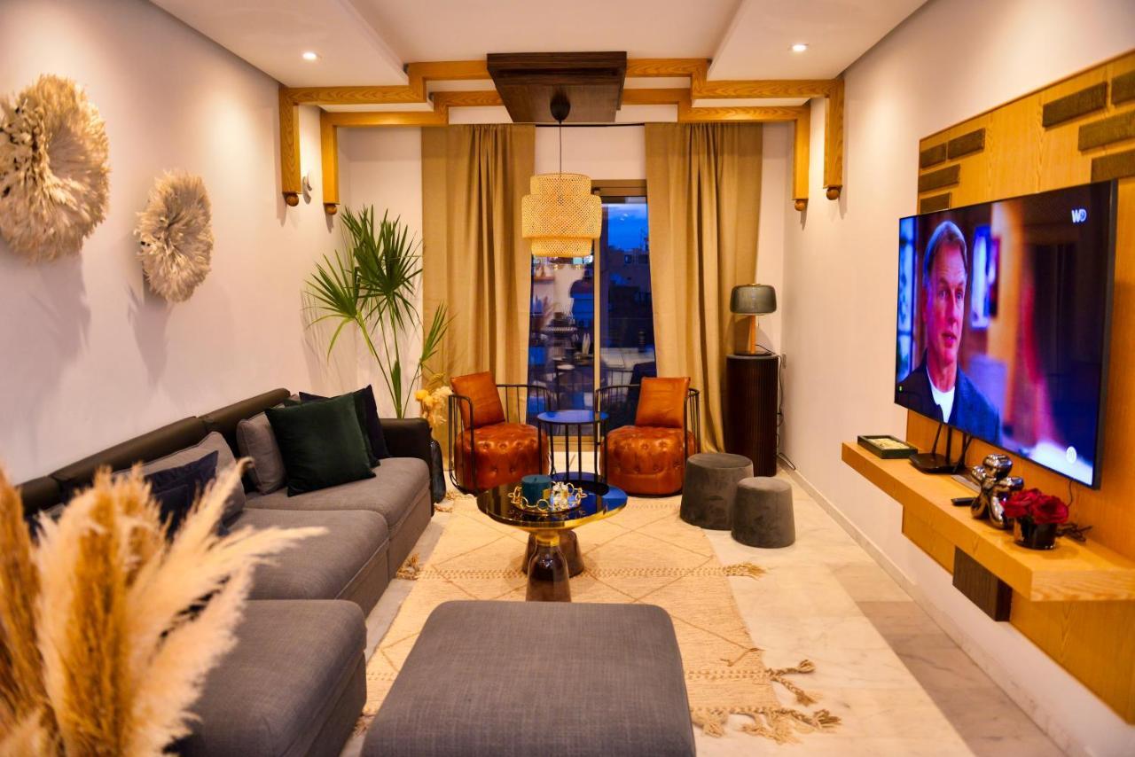 Appartement De Prestige Climatise A L'Hivernage 400M De La Gare Маракеш Екстериор снимка