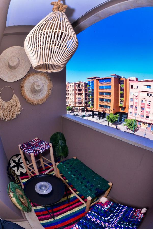 Appartement De Prestige Climatise A L'Hivernage 400M De La Gare Маракеш Екстериор снимка